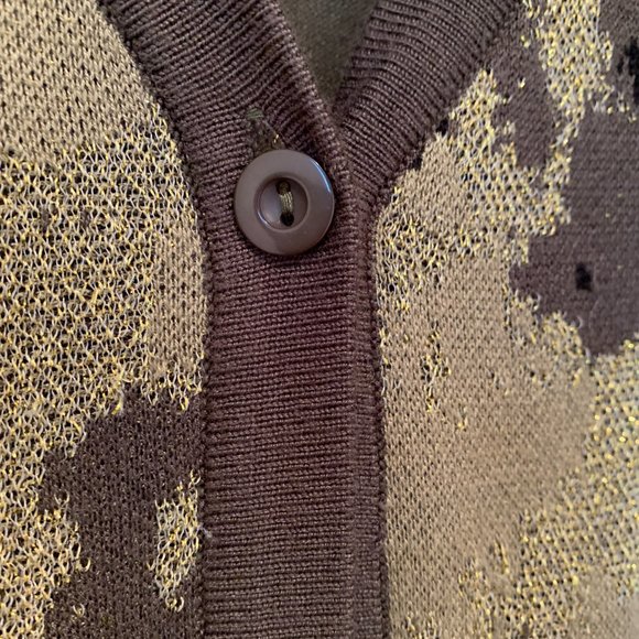 Camo cardigan with removeable cowl neck - Picture 5 of 6